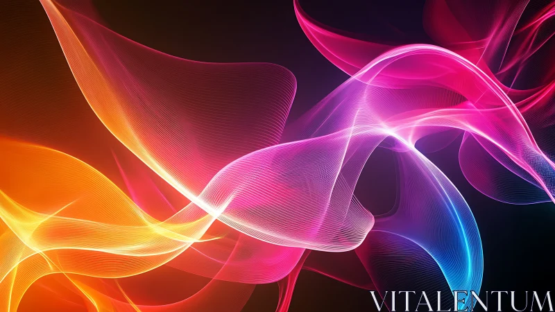 Spectral spline waveforms in luminous multi-chromatic motion.