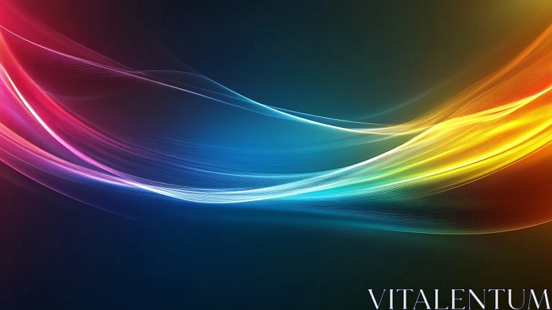 Chromatic wavefronts glide across a luminous digital dusk.