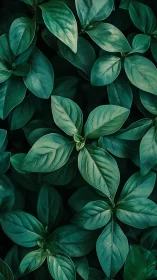 Lush emerald foliage forms a calming natural background