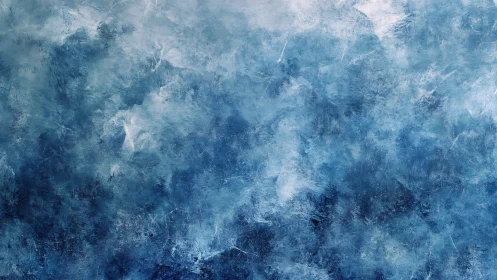 Textured blue abstract background with atmospheric gradients.