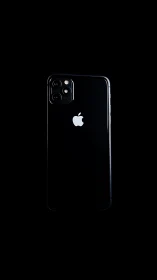 Black iPhone 11 Pro Max with Dual Camera System