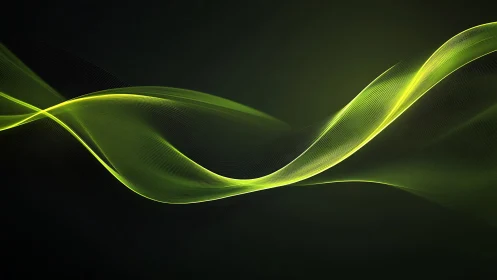 Neon whisper waves gliding across an obsidian hush.