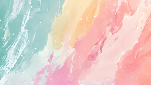 Pastel tidefall of cotton-candy clouds in gentle motion.