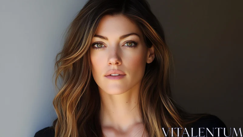 Direct studio headshot of confident woman facing camera.