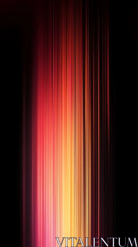 Warm sunrise light trails drifting through deep night.