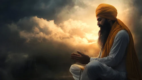 Gentle sunset prayer welcomes quiet reflection and peace