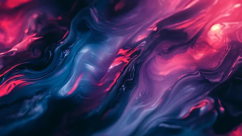 Velvet neon currents swirling through dreamy liquid color.