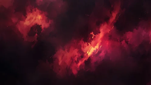 Cosmic Nebula with Molten Cores and Turbulent Gas Dynamics