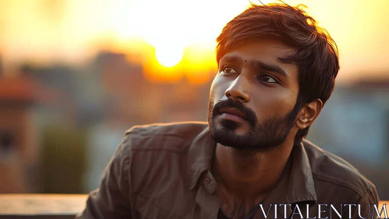 Sunlit thoughts drift across a rooftop dreamer&rsquo;s gaze