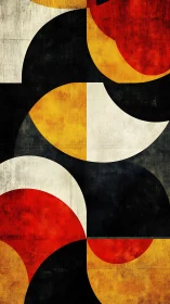 Bold circles and color blocks create a playful modern rhythm