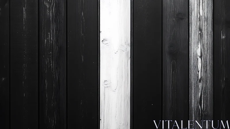 Monochrome vertical timber cladding with high-contrast grain mapping.