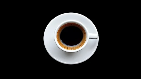 Morning comfort rises from a single calm cup of coffee