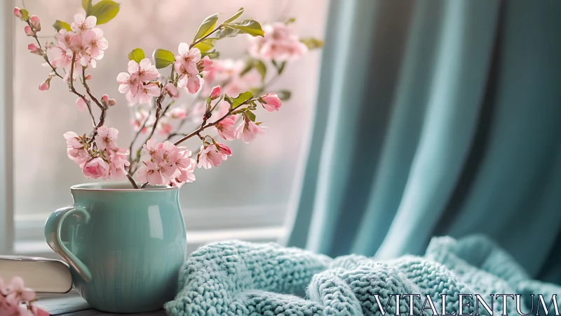 Soft Pink Blossoms Bring Spring Cheer to Your Cozy Corner
