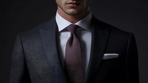 Sharp Professional Style: A Timeless Business Suit Portrait