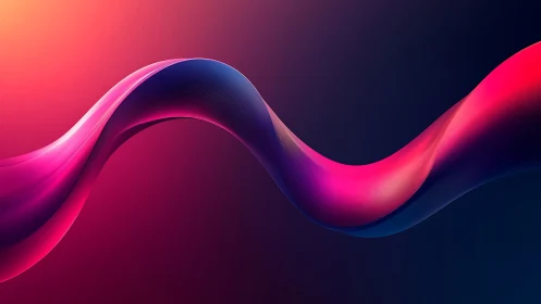 Neon ribbon drifts through twilight, bending color into sound