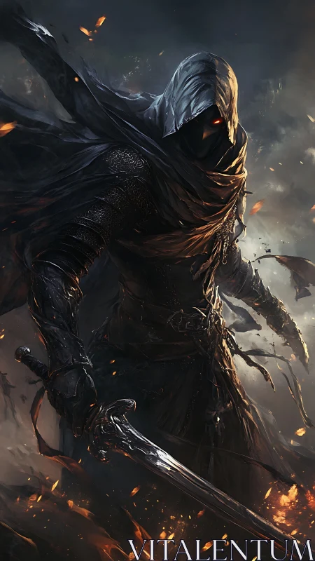 Ember Eyed Wraithblade Stalking Through War Smoke.