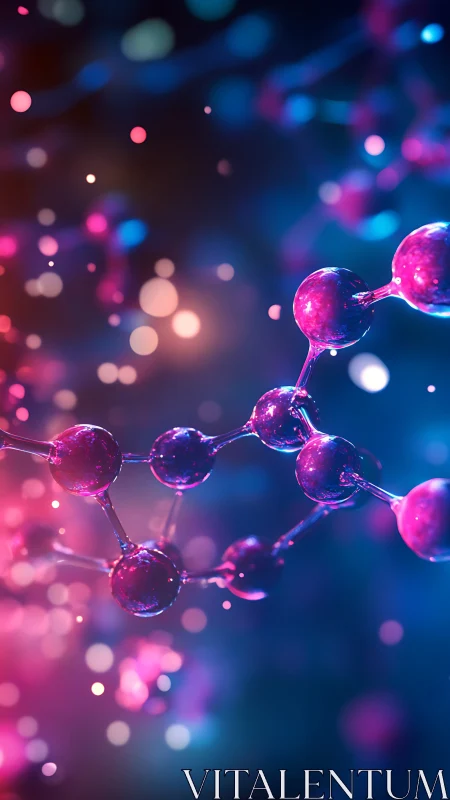 Neon molecules drift like tiny galaxies in liquid starlight