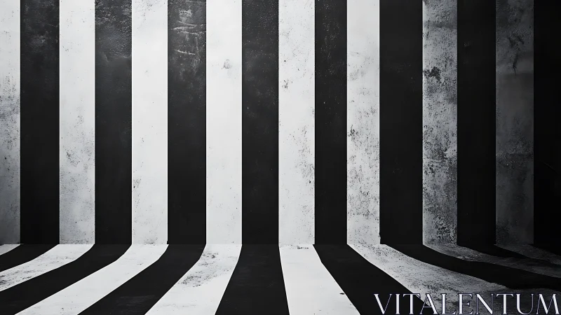 Bold striped room invites playful depth and graphic charm