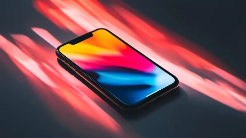 Vibrant Digital Dreams on Glass.