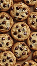 Golden chocolate chip cookies invite cozy homemade comfort