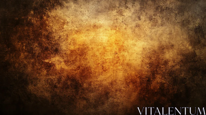 Grunge textured abstract background in warm brown and gold tones.