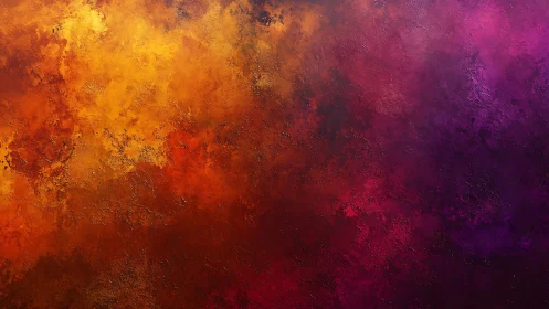Fiery nebula texture blends molten gold and deep violet.