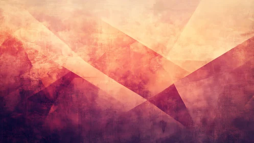 Abstract geometric background with warm colors and textured effect.