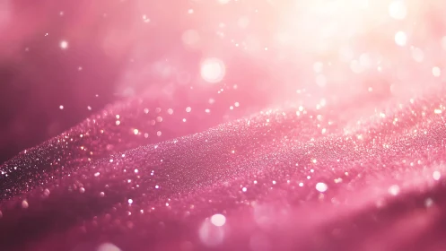 Sparkling Pink Glitter Abstract Background with Soft Light Effect.