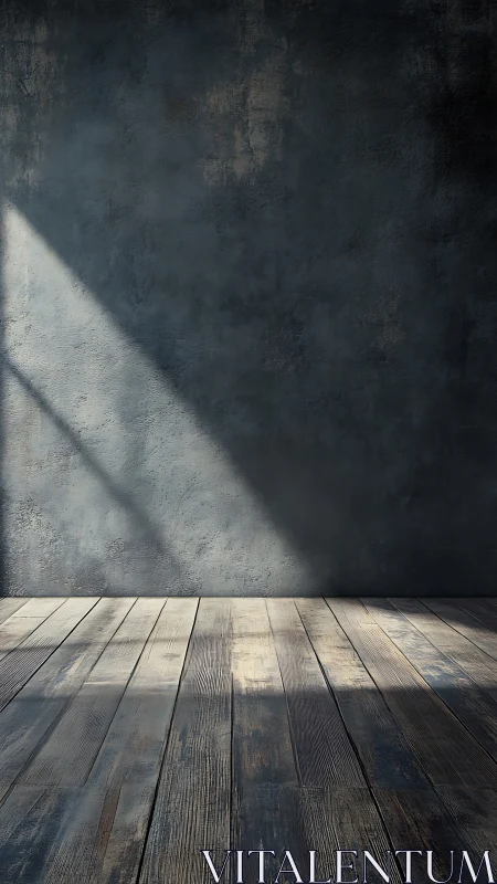 Soft morning light across rustic wooden floorboards.