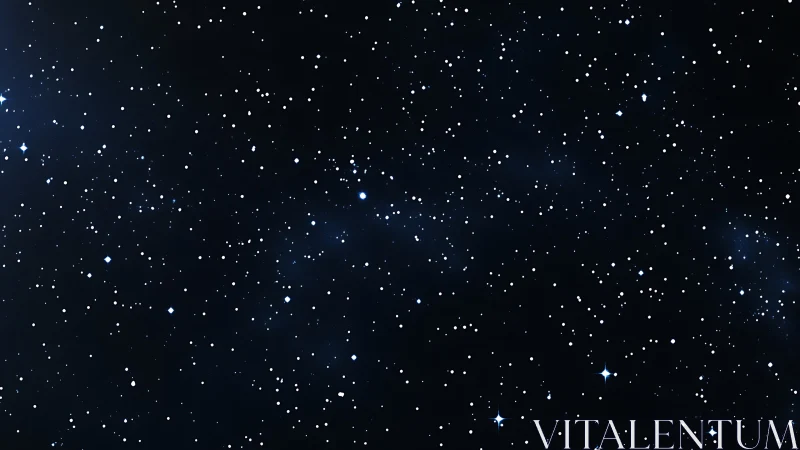 Starlit deep space sky with scattered luminous constellations.