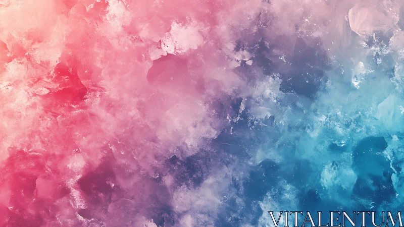 Vibrant pink to blue abstract cloud gradient texture.