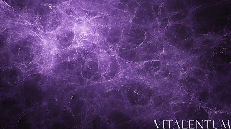 Gentle purple energy strands drifting through the dark.