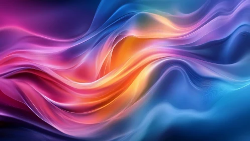 Gradient fluid light waves form layered spectral flow dynamics