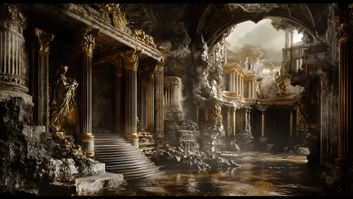 Gilded Ruin Cathedral where forgotten empires still glow.