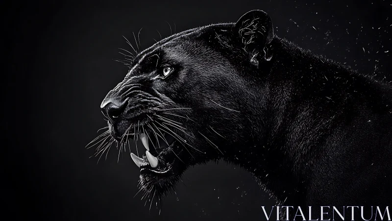 Moonlit Guardian: A Lioness and Her Cub.