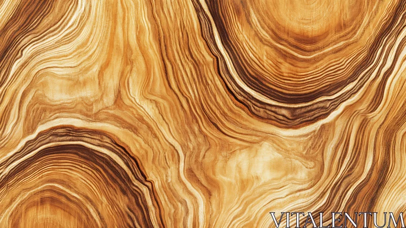 Wood grain texture shows layered circular growth rings clearly