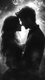 Two Souls in an Intimate Moment of Connection