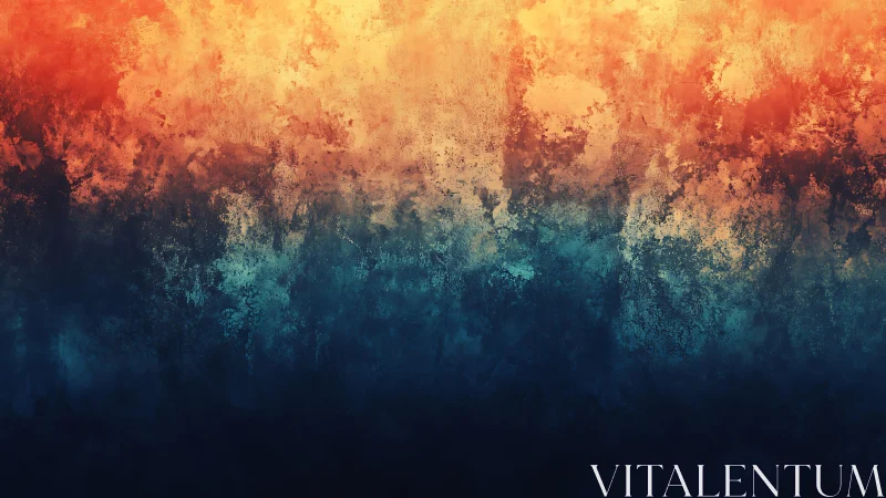 Abstract textured background in warm and cool gradient tones.