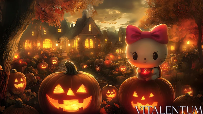 Magical Halloween Evening with Hello Kitty's Enchanted Pumpkin Patch