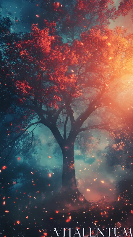 Ember-Crowned Sentinel: Where Twilight Ignites.