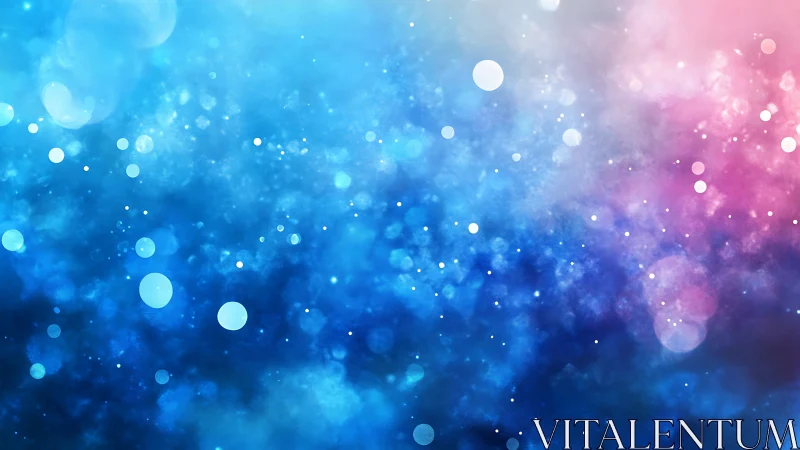 Bokeh nebula gradient with cyan blue and soft magenta glow.