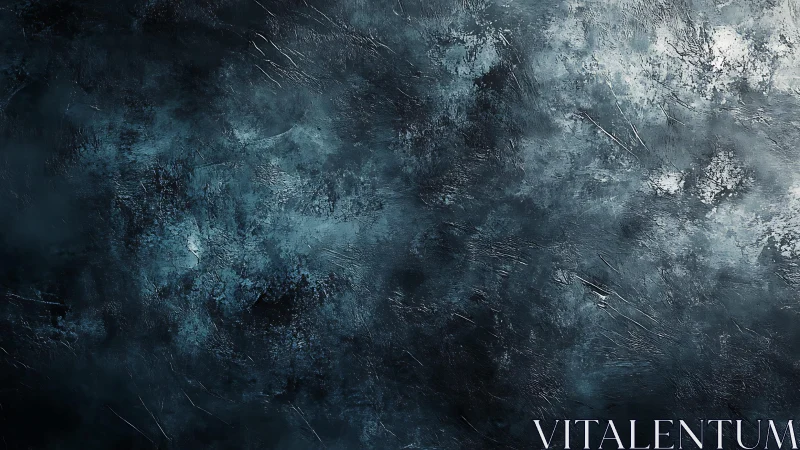 Dark textured abstract background with blue and gray tones, moody style.