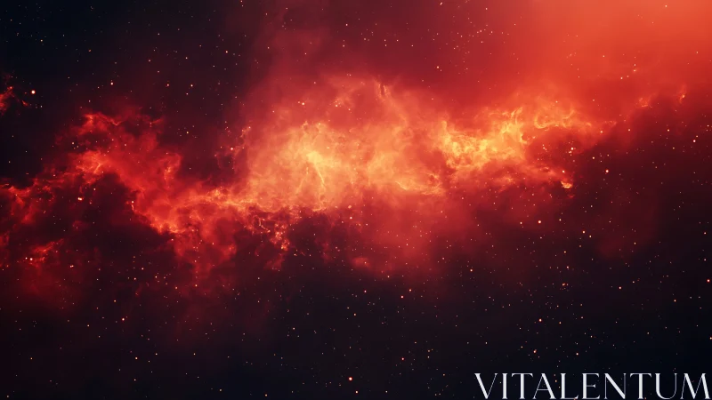 Solar-tide nebula writhes like cosmic fire across silence