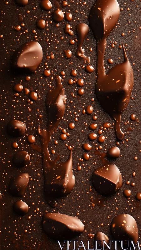 Velvety chocolate drips create a rich, mouthwatering canvas
