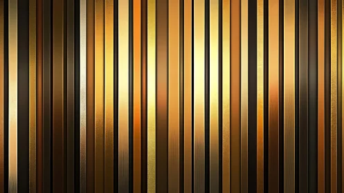 Metallic vertical stripe abstraction with luminous gradients.