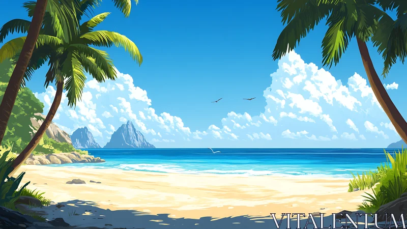 Tropical Paradise Beach Getaway.