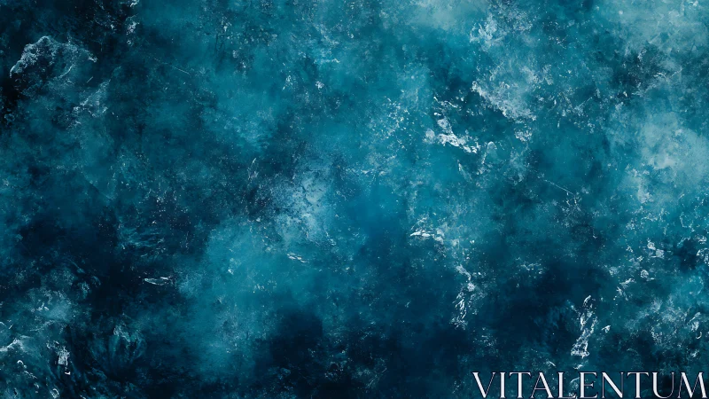 Textured blue abstract surface with layered tonal depth.