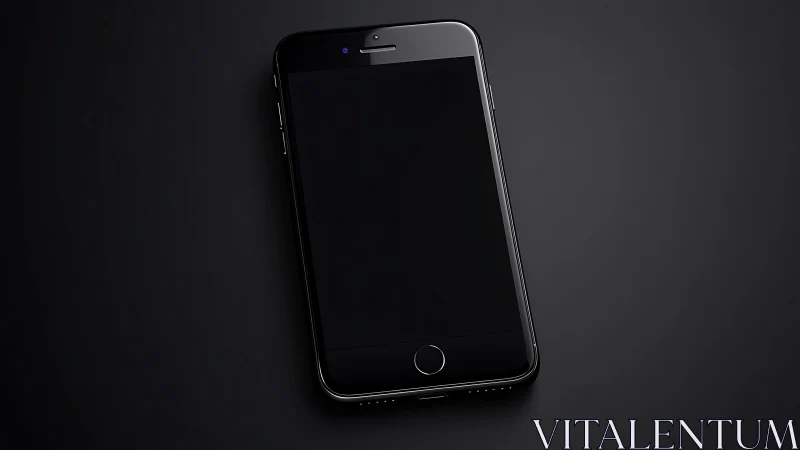 Sleek Smartphone in Moody Light Stands Out Beautifully