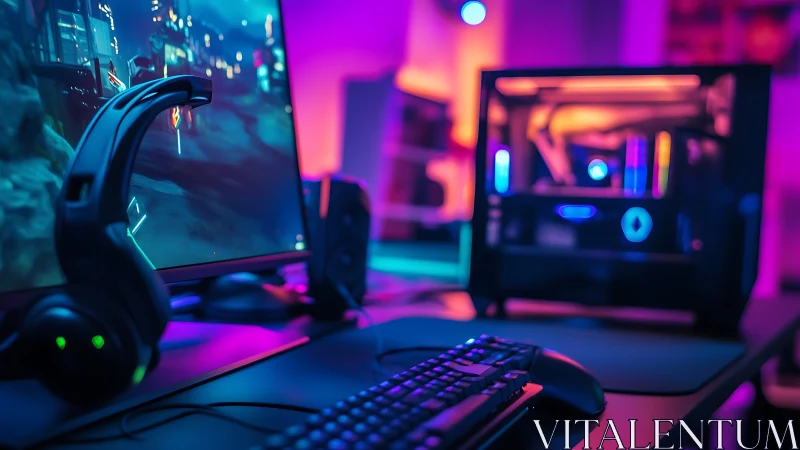 RGB-lit gaming workstation showcases immersive PC hardware