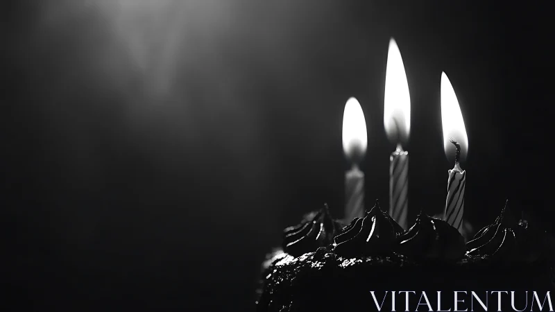 Tripartite Flame Configuration in High-Contrast Monochromatic Luminescence.